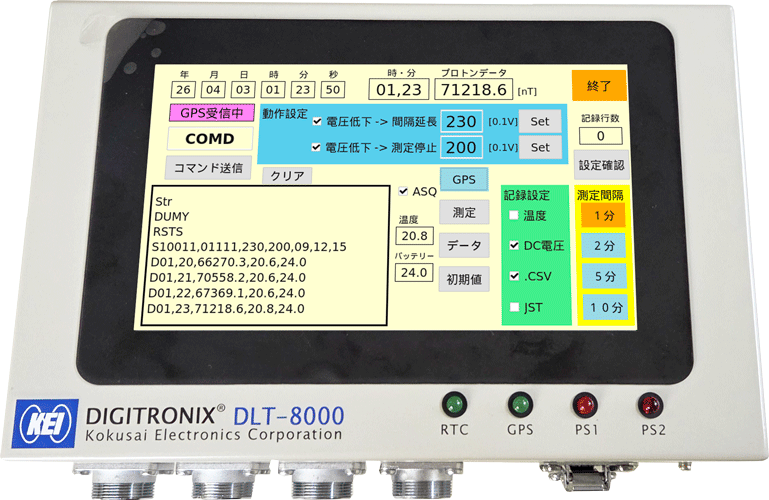 データ収録伝送装置 DLT-8000